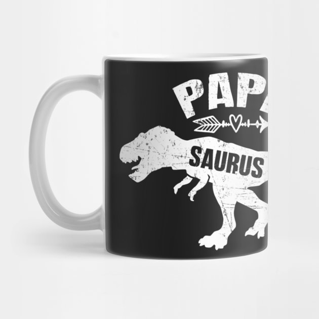 Mens PAPA SAURUS ness Fathers Day Gift T rex Daddy Saurus papa by ANGELA2-BRYANT